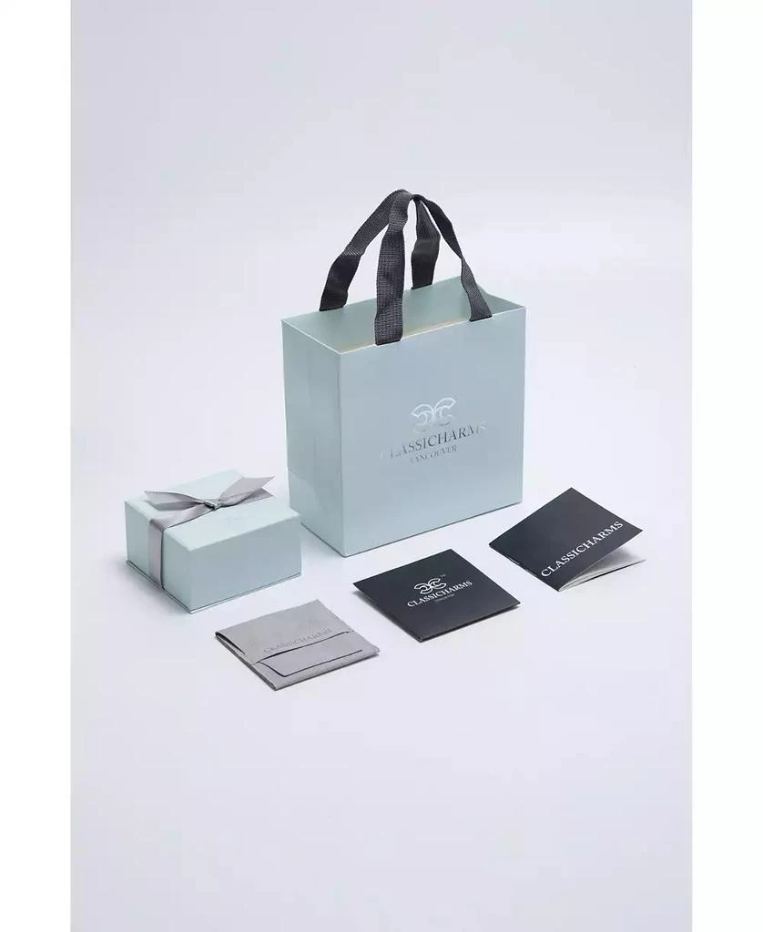 Classicharms Nina Gold Hoop Bead Pearl Tassel Earrings 8