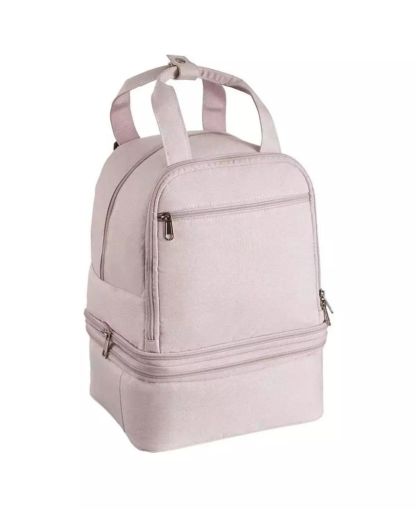 Mecale Breast Pump Backpack with Ice Pack, Fits S1/S2, Storage for Pump Accessories 
Breastmilk, Portable Carrying Bag, Light Pink 2