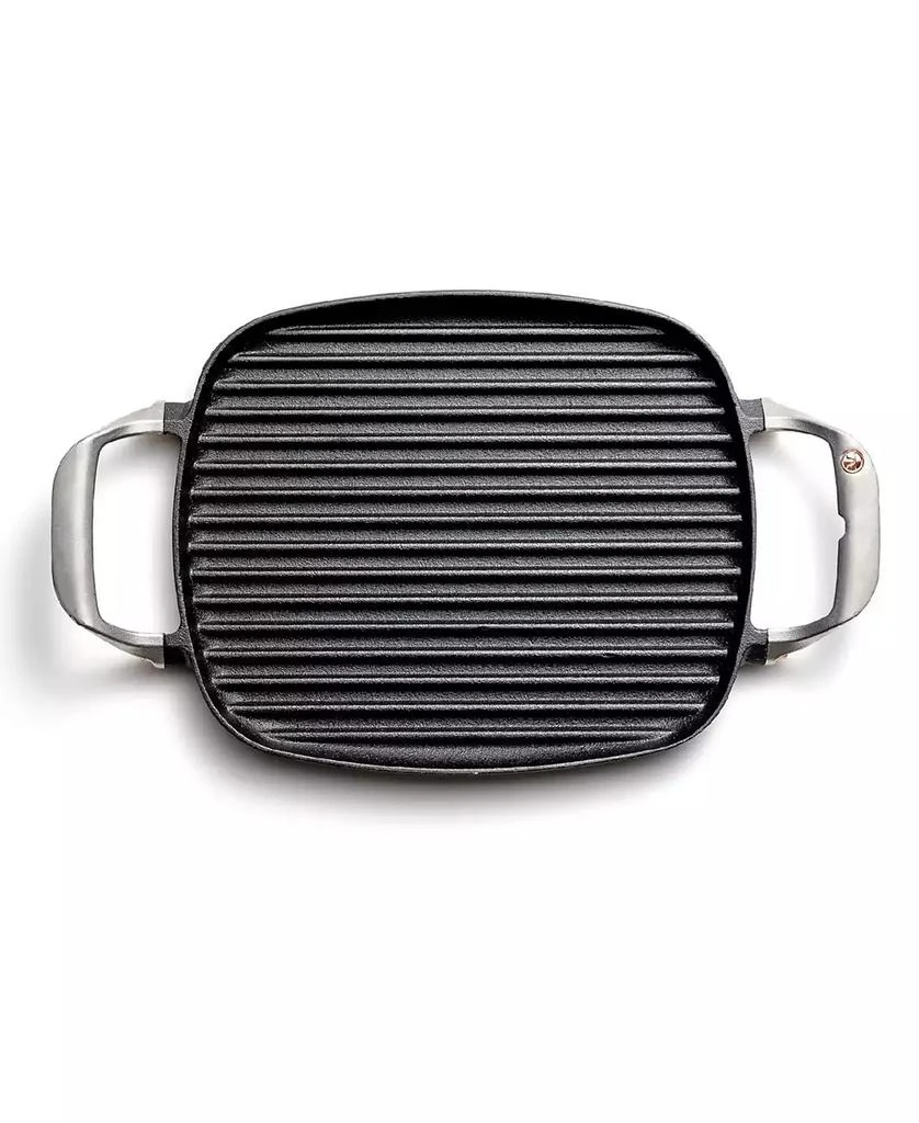Outset Cast Iron 8.5"x14.25" Grill Pan with Ridges 2