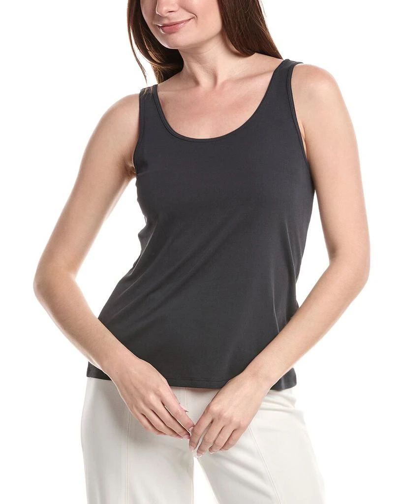 Eileen Fisher EILEEN FISHER Silk Scoop Neck Slim Tank