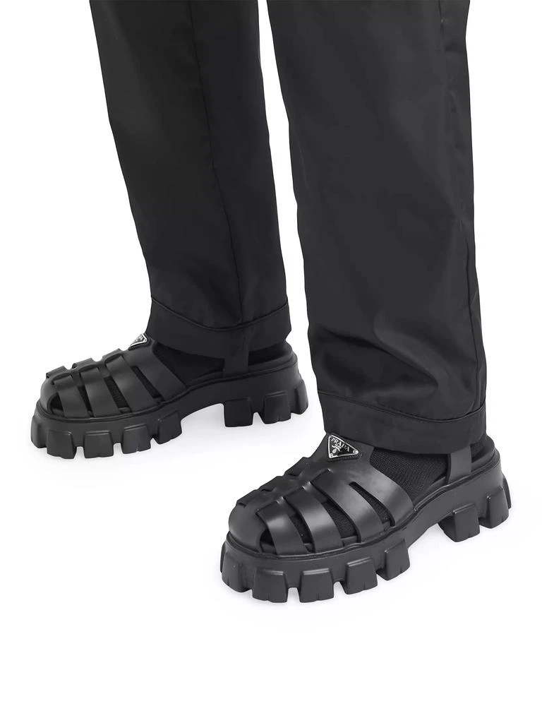 Prada Monolith Rubber Sandals 2
