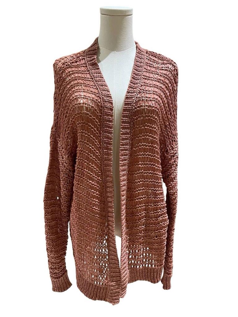 Cotton Emporium Cotton Emporium - Women's Open Knit Lightweight Cardigan