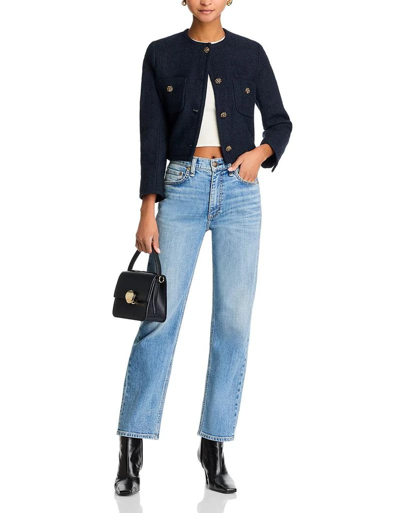 Rag & Bone Harlow Mid Rise Ankle Jeans in Orian 2