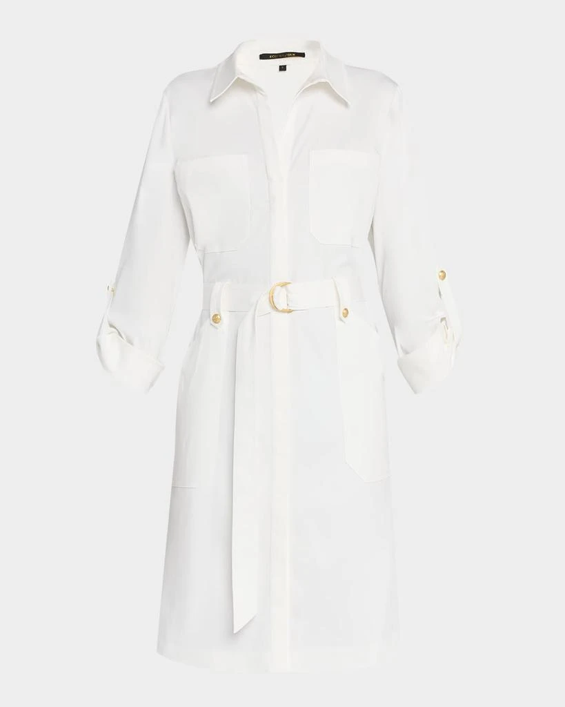 Kobi Halperin Caryss Belted A-Line Shirtdress 1