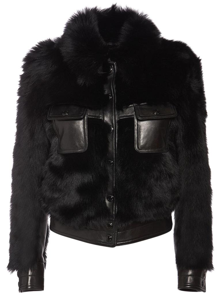 TOM FORD Soft Shearling Leather Jacket