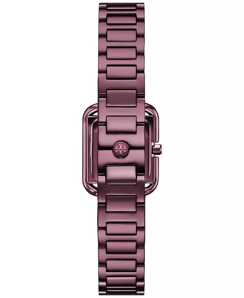 Tory Burch Women's The Kira Square Purple Stainless Steel Bracelet Watch 18mm 3