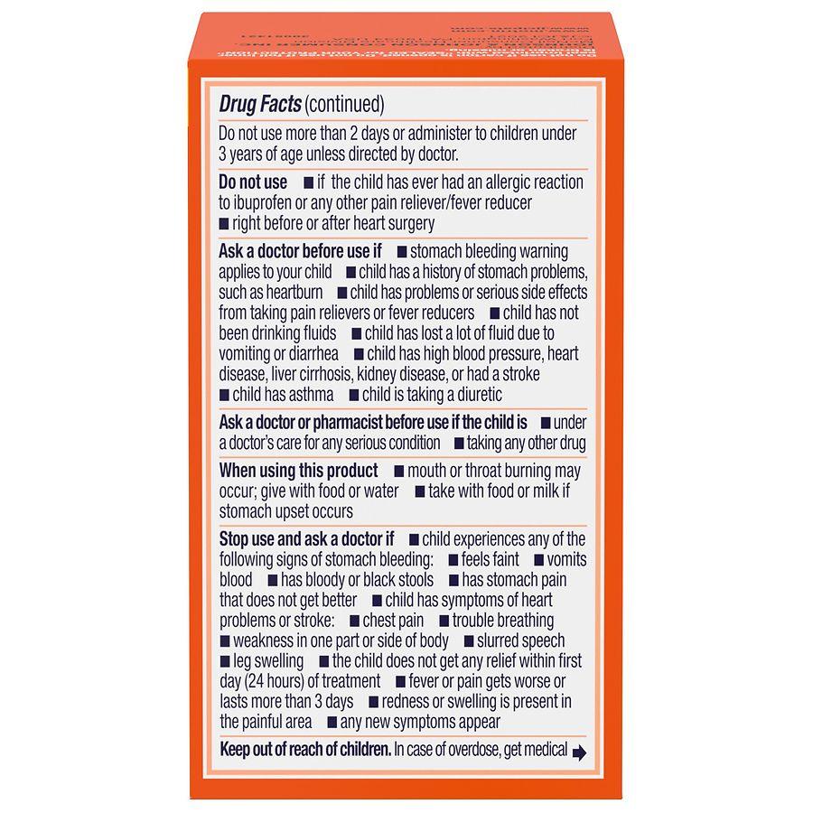 Children's Motrin Dye-Free Ibuprofen Chewable Tablets Grape