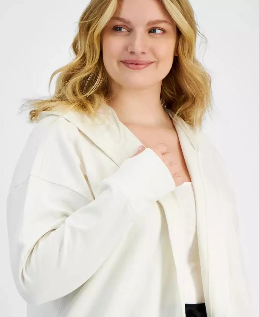 ID Ideology Plus Size Hooded Comfort Flow Cardigan, Created for Macy's 5