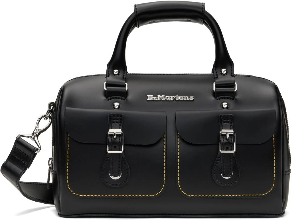 Dr. Martens Black Kieve Leather Top Handle Bag 1