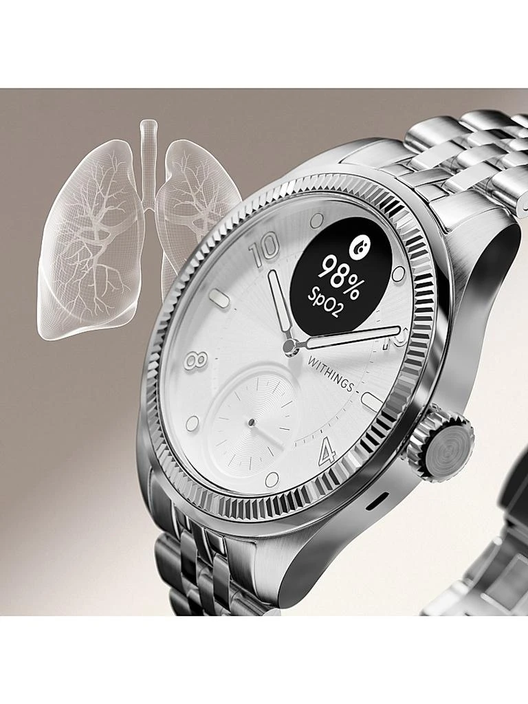 Withings Scanwatch Nova Brilliant Premium Heart Health Hybrid Smartwatch 39MM 5