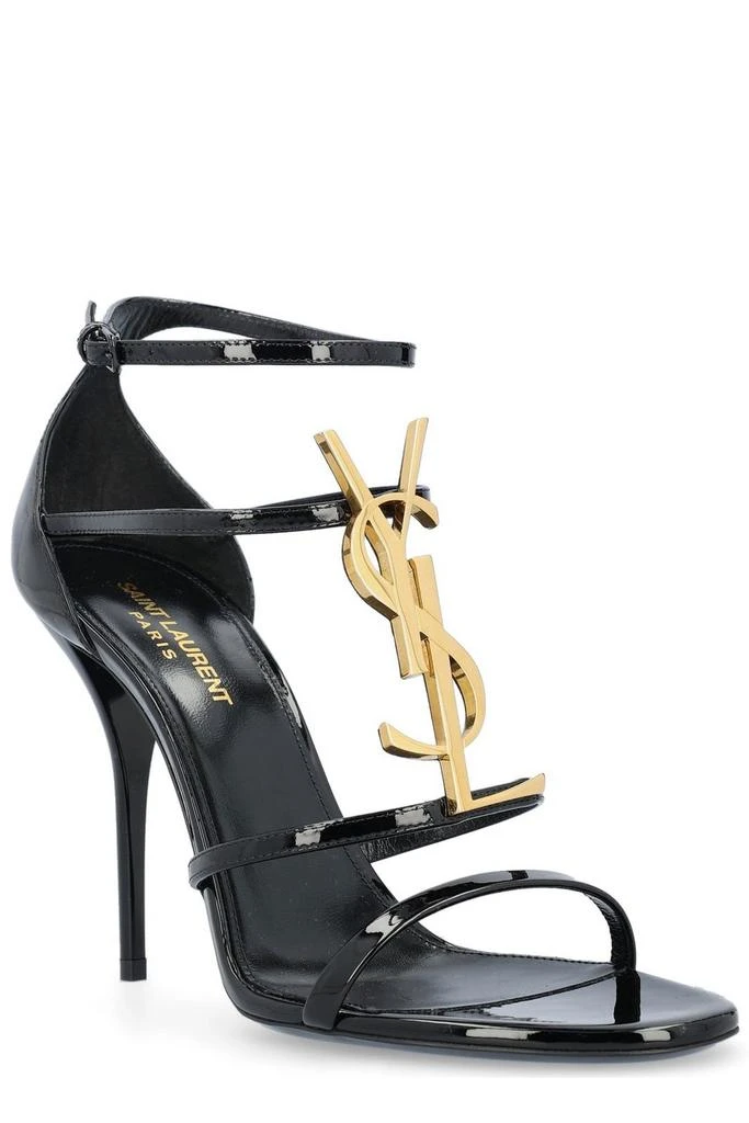 Yves Saint Laurent Saint Laurent Cassandre Logo Plaque Sandals 2