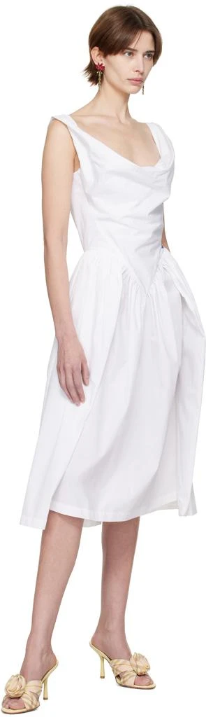 Vivienne Westwood White Sunday Midi Dress 4