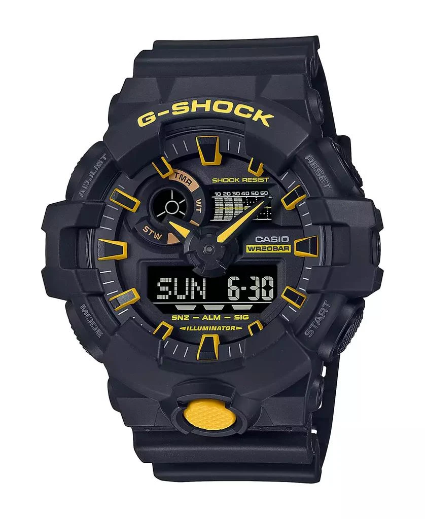 G-Shock Men's Analog Digital Black Resin Watch 53.4mm, GA700CY-1A 1