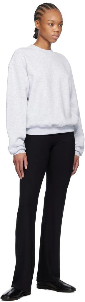 SKIMS Gray Cotton Fleece Classic Crewneck Sweatshirt 4