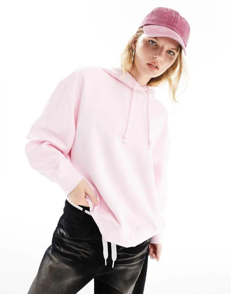 Adidas adidas Originals essentials hoodie in pastel pink 1
