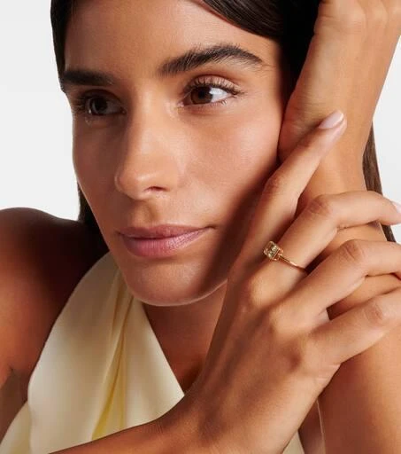 MATEO 14kt gold ring with amethyst 3