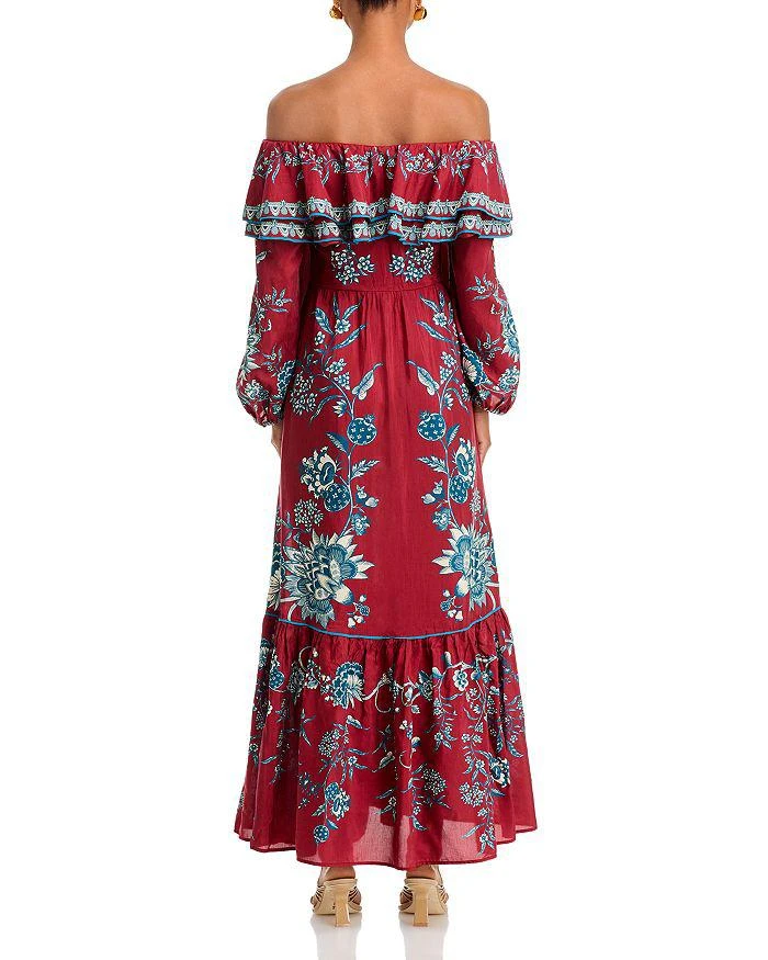 Farm Rio Tropical Landing Off-the-Shoulder Dress 4
