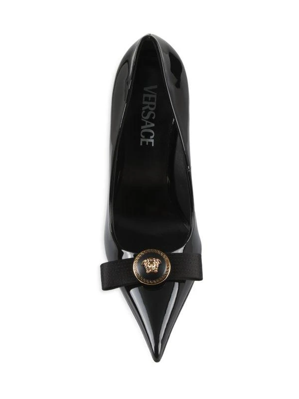 Versace 106MM Medusa Head Leather Pumps 5