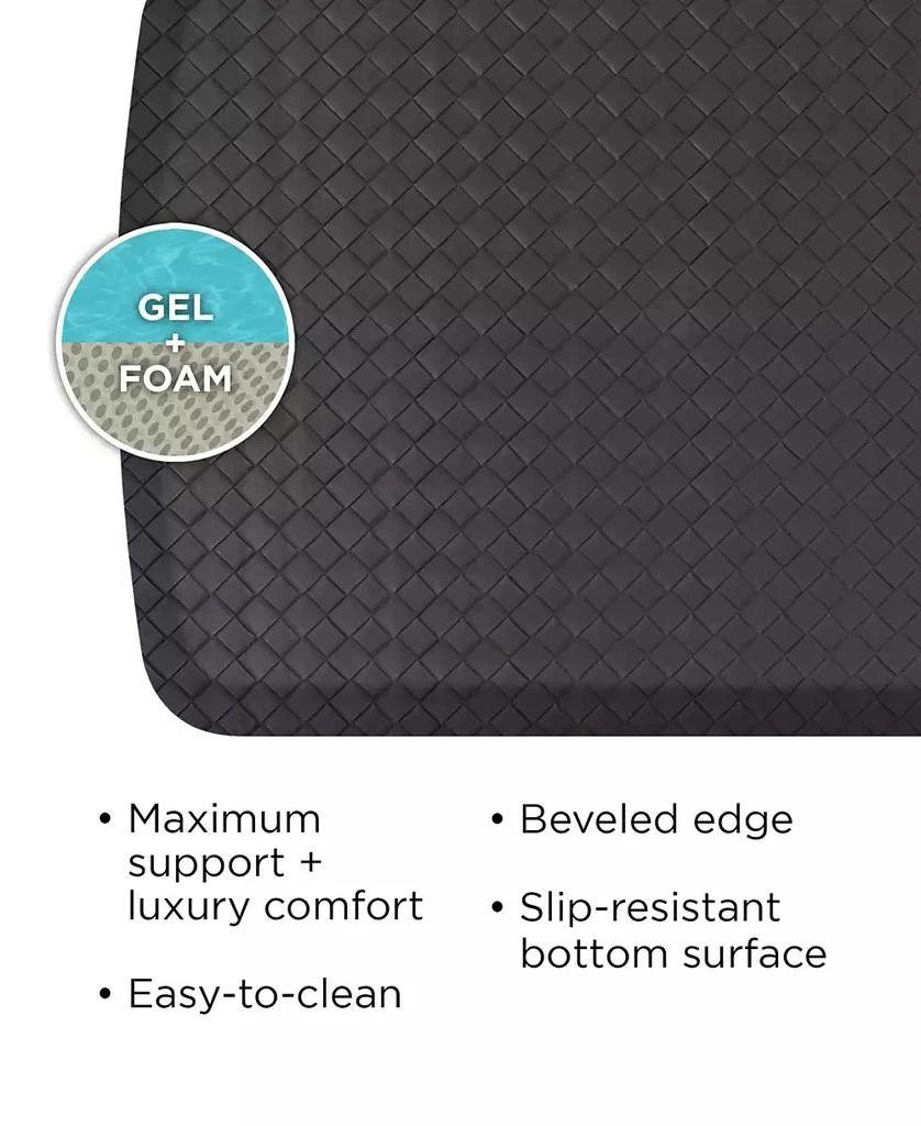 GelPro Elite Basketweave Gel Plus Foam Premium Fatigue-Resistant Kitchen Mat 2