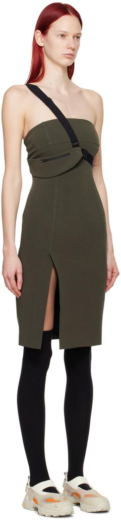 HYEIN SEO SSENSE Exclusive Khaki Cinch Bag Dress