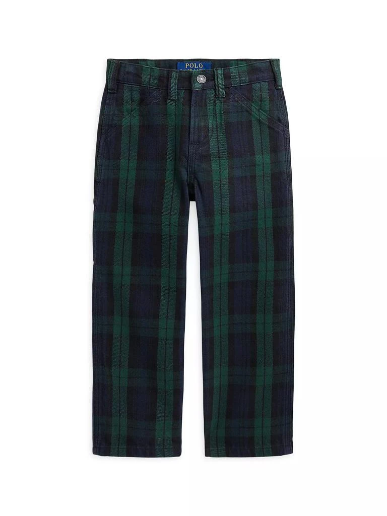 Ralph Lauren Little Boy's Plaid Carpenter Pants 1