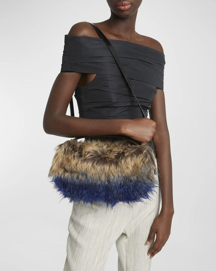 COPERNI Swipe Sound Faux Fur Top-Handle Bag 4