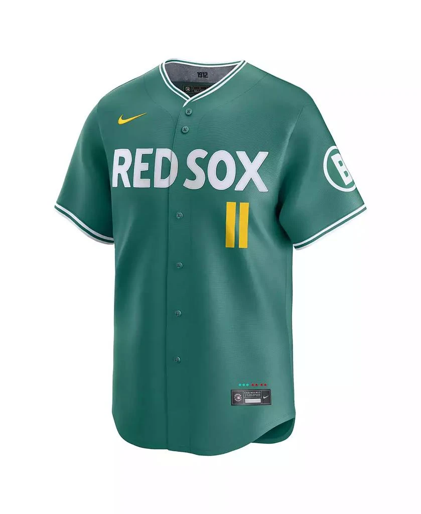 NIKE Men's Rafael Devers Green Boston Red Sox 2025 City Connect Limited Player Jersey 2