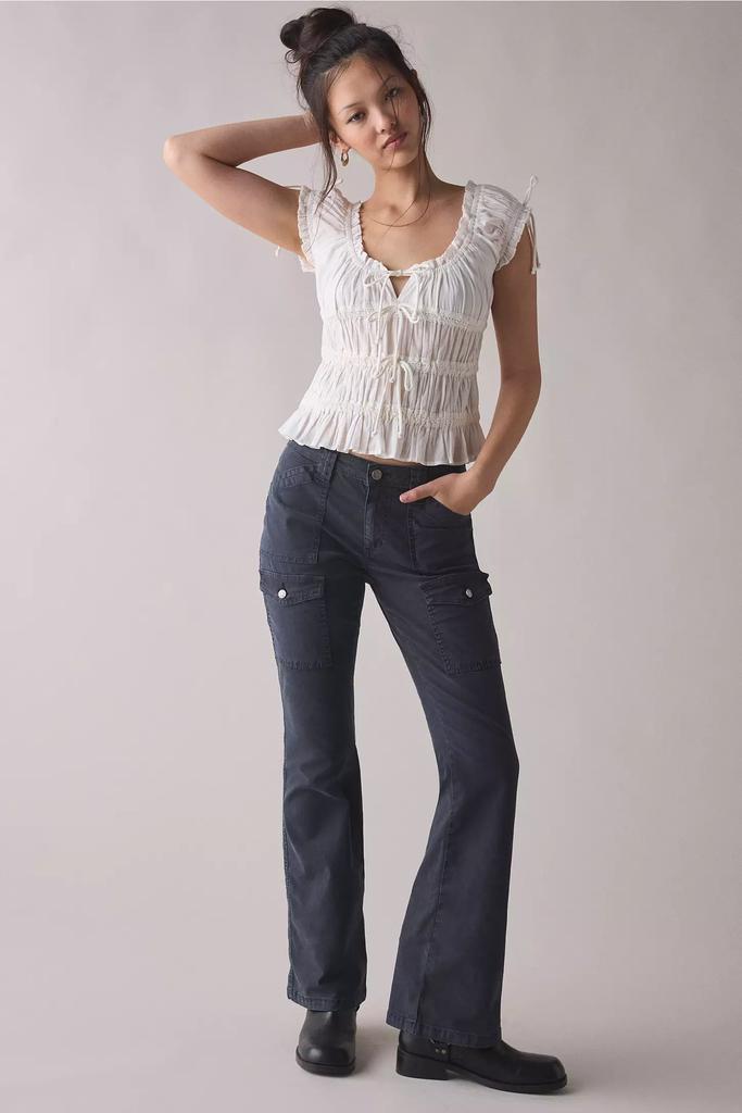BDG BDG Brigid Canvas Ultra Low-Rise Bootcut Utility Pant