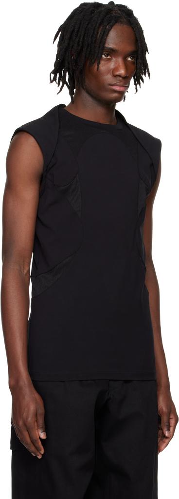 Heliot Emil Black Evolute Tank Top