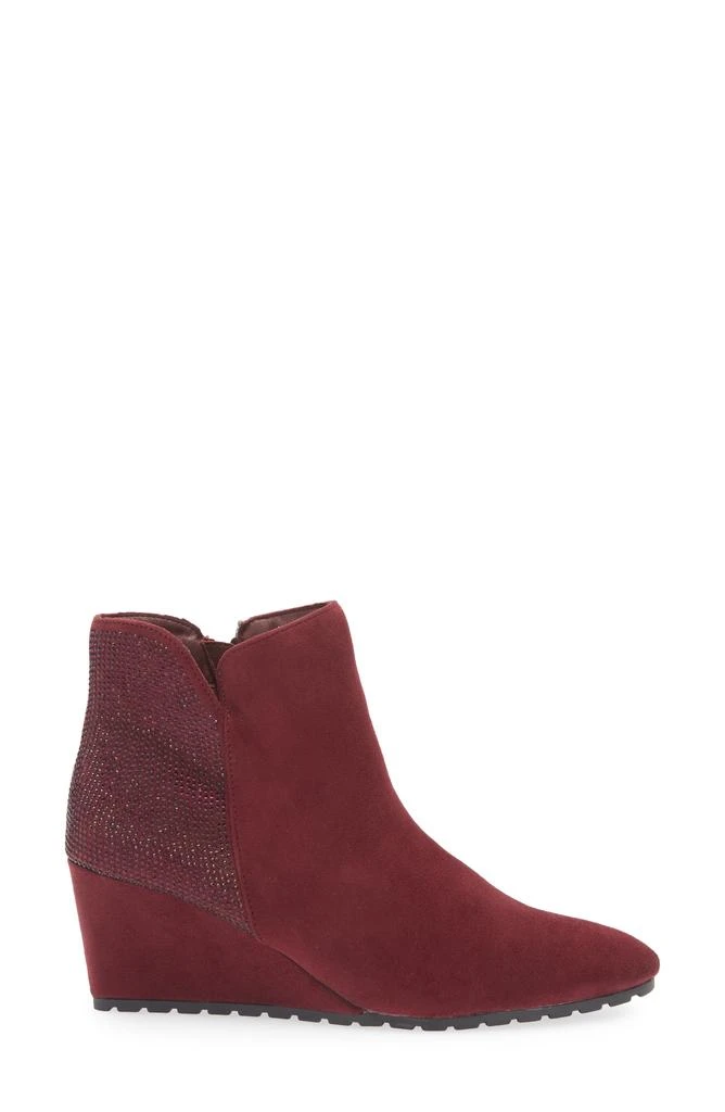 Anne Klein Kenny Rhinestone Wedge Bootie 5