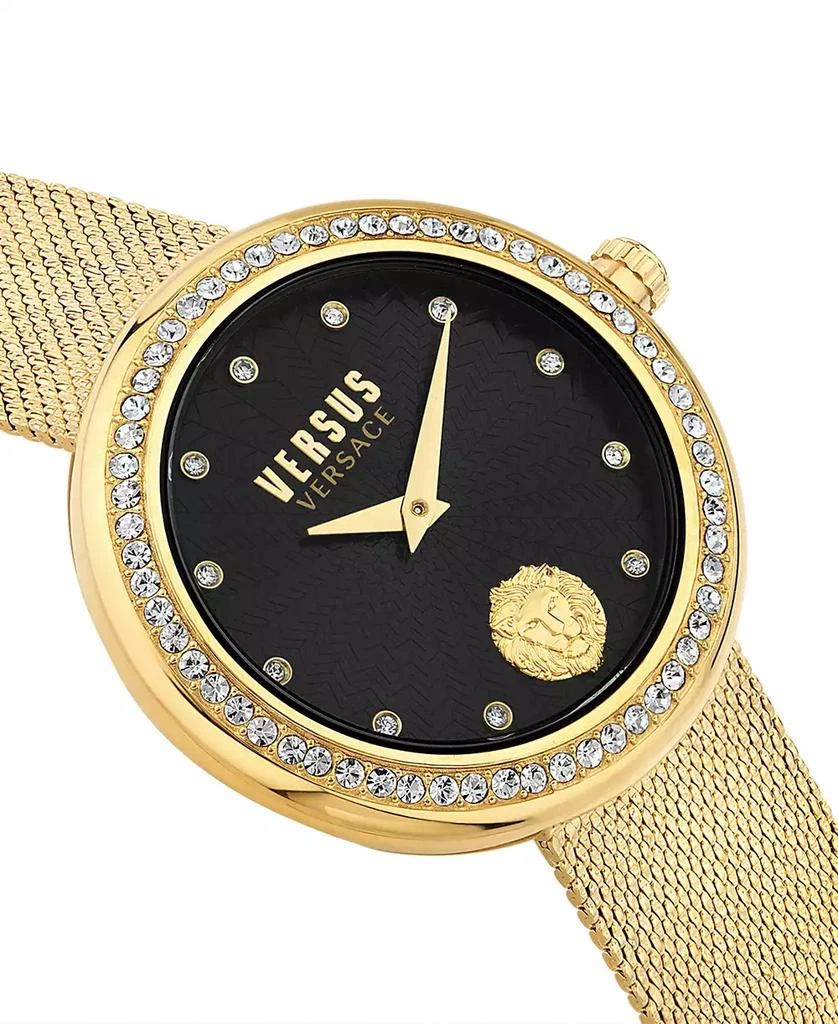 Versus Versace Women's Two-Hand Quartz Lea Gold-Tone Stainless Steel Bracelet 35mm 3