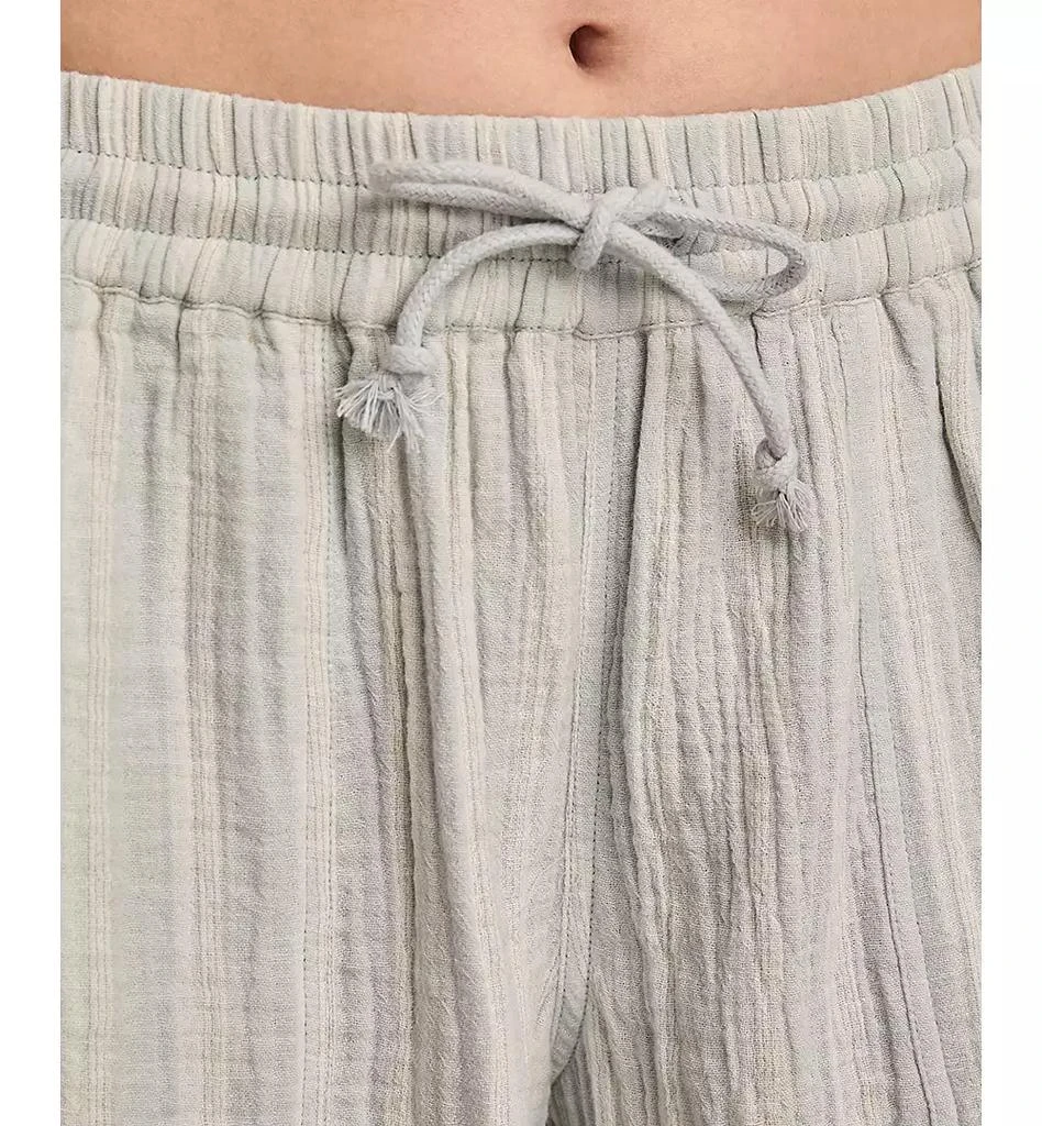 Lucky Brand Women's Striped Cotton Gauze Drawstring Pants 4