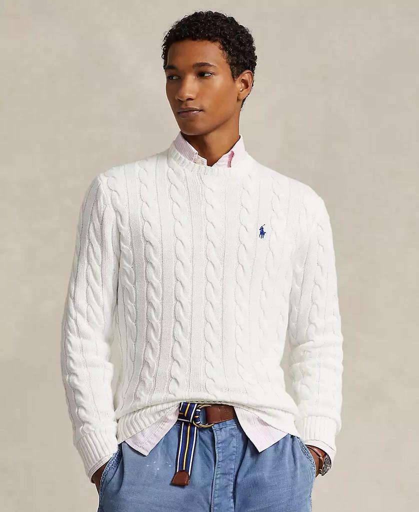Ralph Lauren Men's Cable-Knit Cotton Sweater