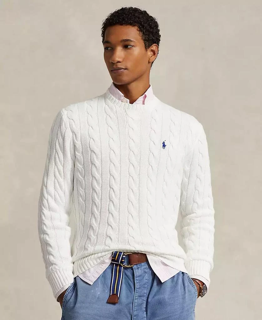 Ralph Lauren Men's Cable-Knit Cotton Sweater 1