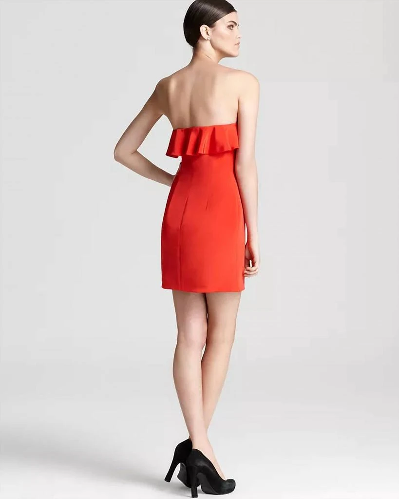 open lace back dress NEW JAY GODFREY Shafer Long Sleeve Ponte Dress With Back Cut Outs in R –  Consign With Katie main image 0