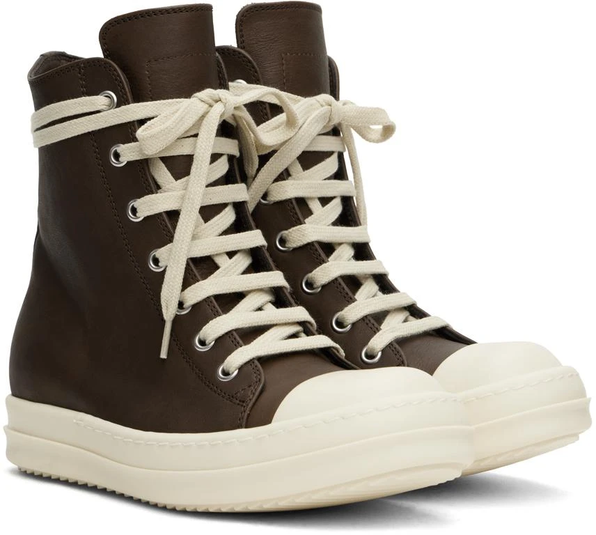 Rick Owens Brown Porterville Sneakers 4