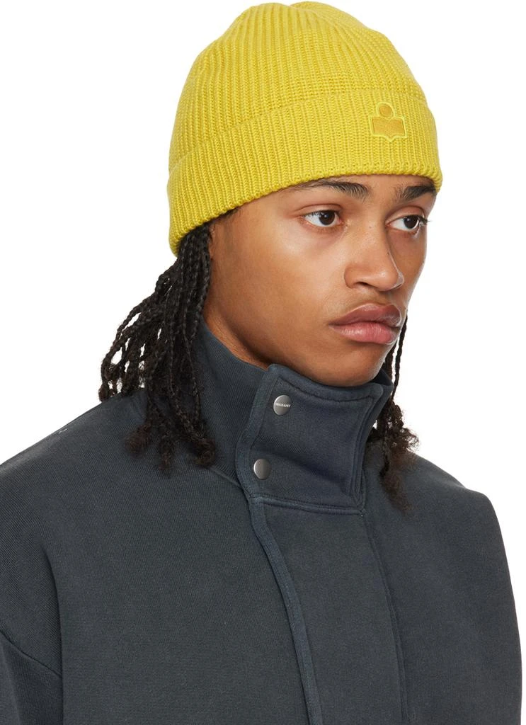 Isabel Marant Yellow Bayle Beanie 2