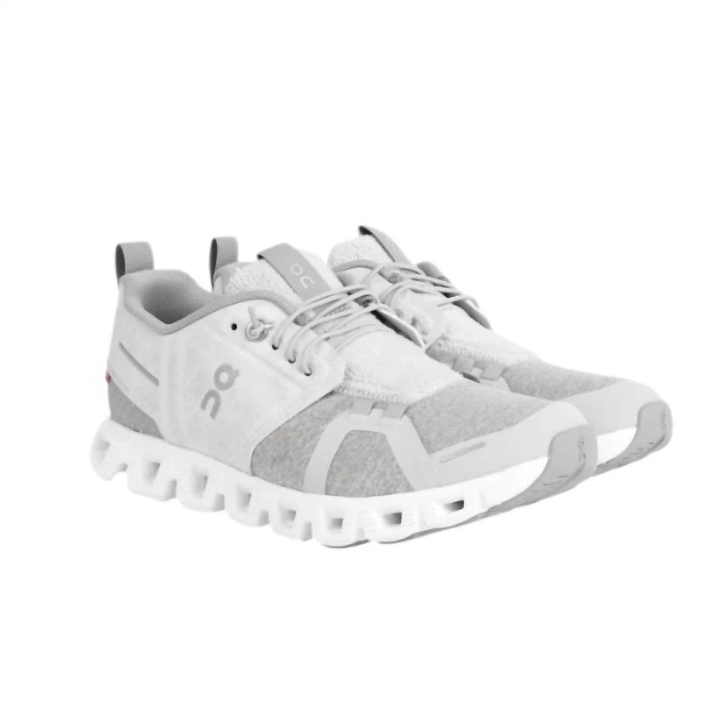On Men's Cloud 5 Terry Cloth Sneakers In Glacier/lunar 1
