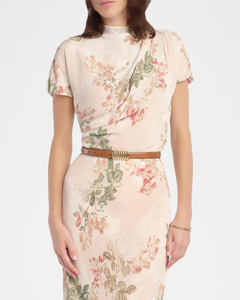 Favorite Daughter The Graceful Floral Draped Top 3