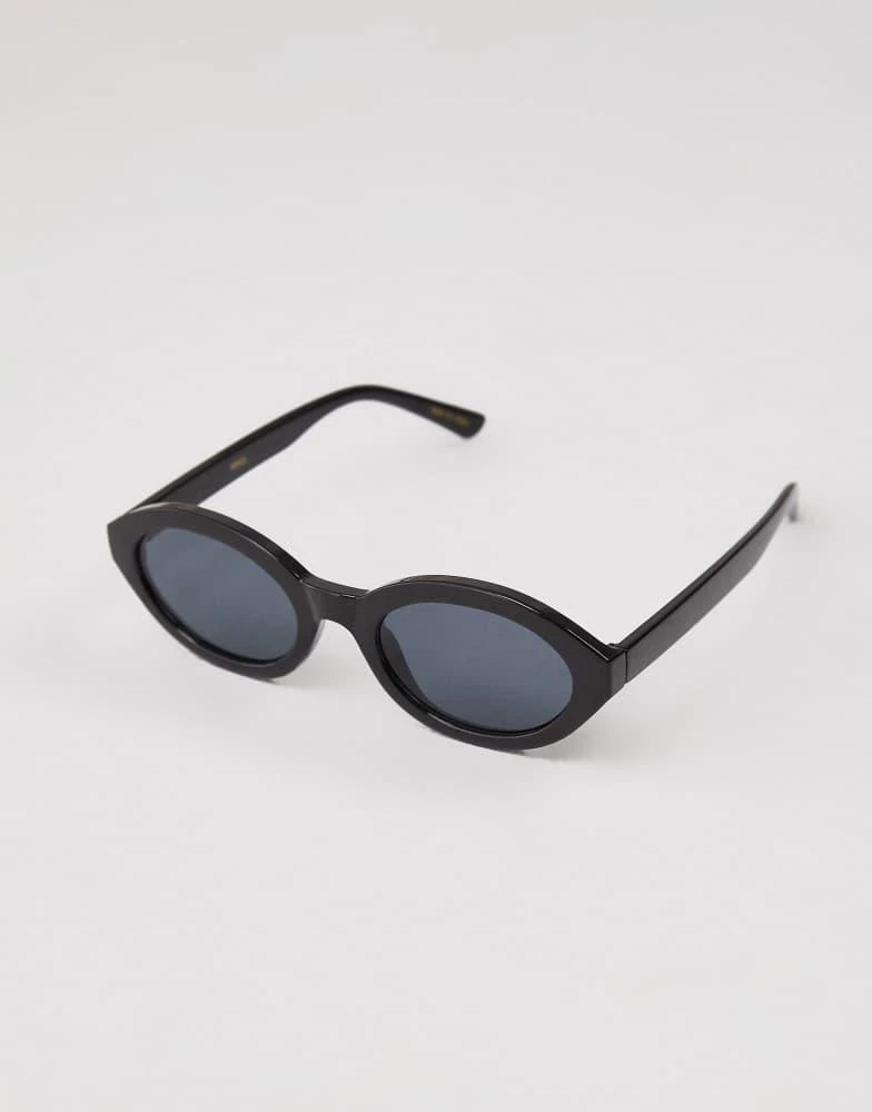 Mango Mango oval sunglasses in black 3