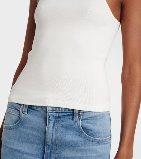 SLVRLAKE Ribbed-knit cotton jersey tank top 5