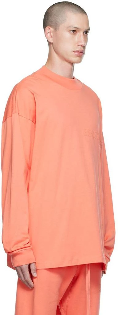 Fear of God ESSENTIALS Pink Cotton Long Sleeve T-Shirt 2