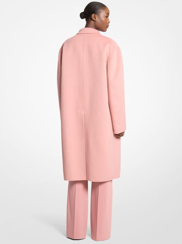 Michael Kors Double Faced Wool Melton Slouch Coat