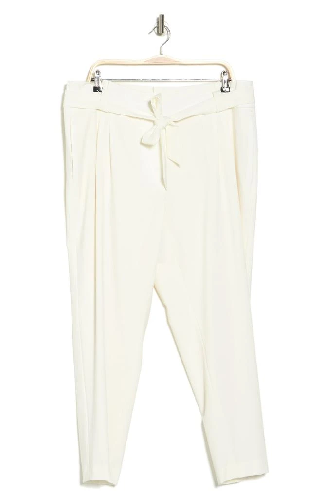 Calvin Klein Tie Waist Ankle Crop Paperbag Pants 3