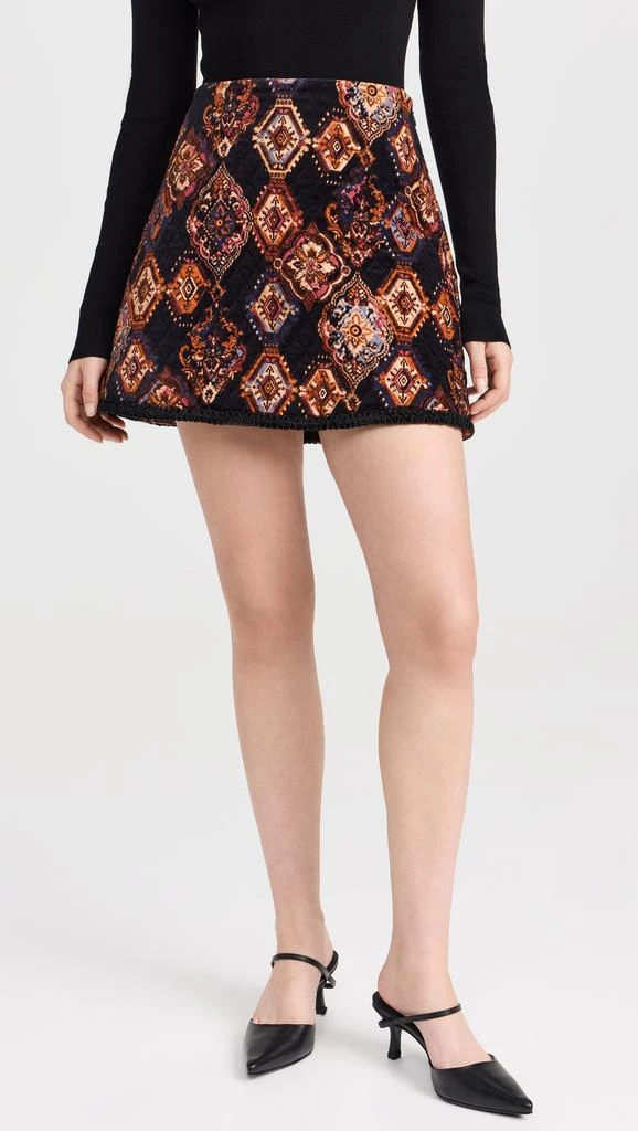 Cara Cara Chrissy Velvet Skirt 6