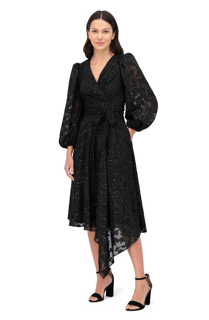 eliza j faux wrap maxi dress Shop Long Sleeve Burnout Chiffon Faux Wrap Midi Dress on Sale at  BeyondStyle – Get 83% Off Long Sleeve Burnout Chiffon Faux Wrap Midi Dress  with Limited-Time Flash Deals, Exclusive Discounts, and