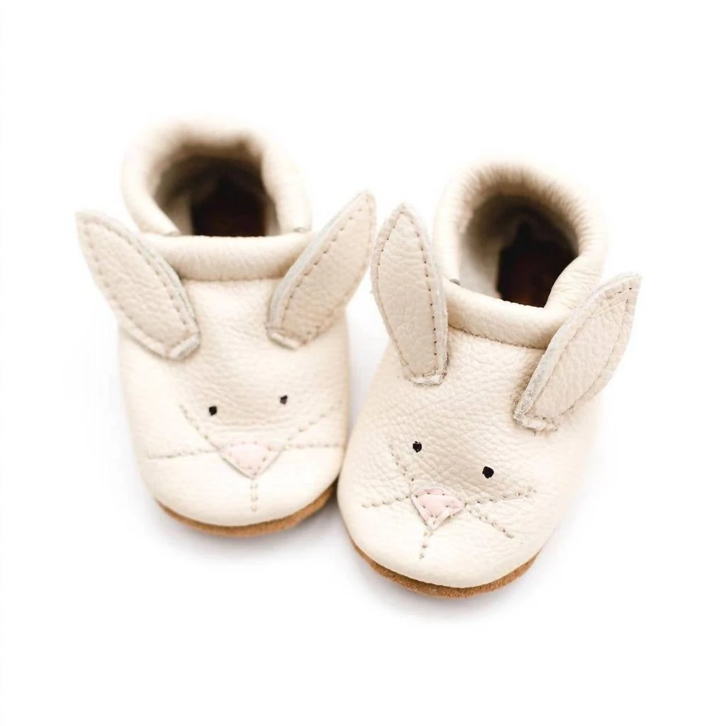 Starry Knight Design Starry Knight Design - Unisex Baby Bunnies Cute Critters Leather Moccasins 1