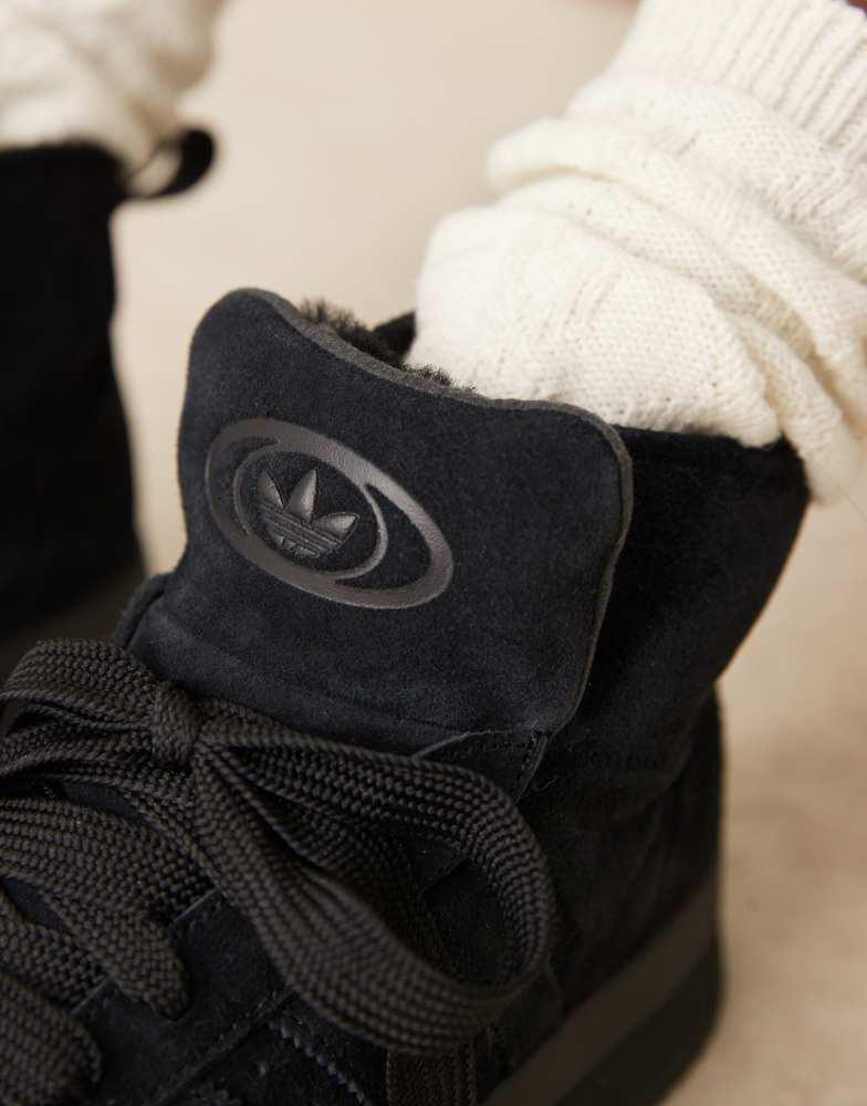 Adidas adidas Originals Campus 00s winter mid shoes in core black