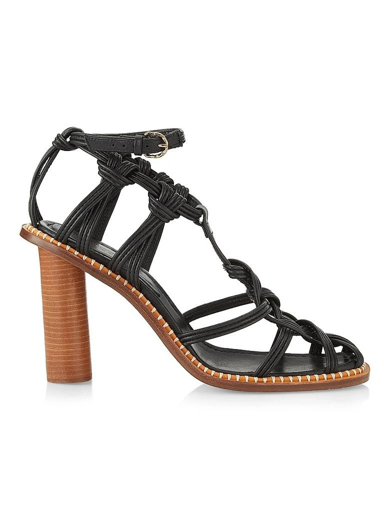 Ulla Johnson Tula Knotted Slingback Sandals 1