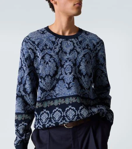 ETRO Intarsia cotton sweater 5